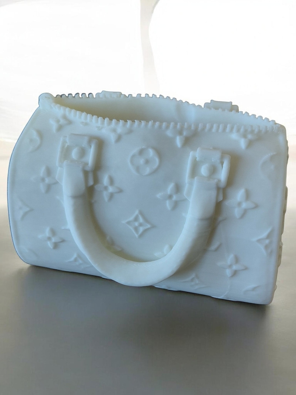 3D Printed Monogram Bag Vase/Pen Holder